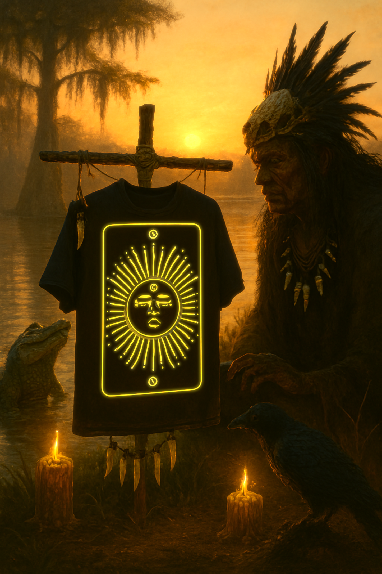 The Sun Arcana Neon Hoodie