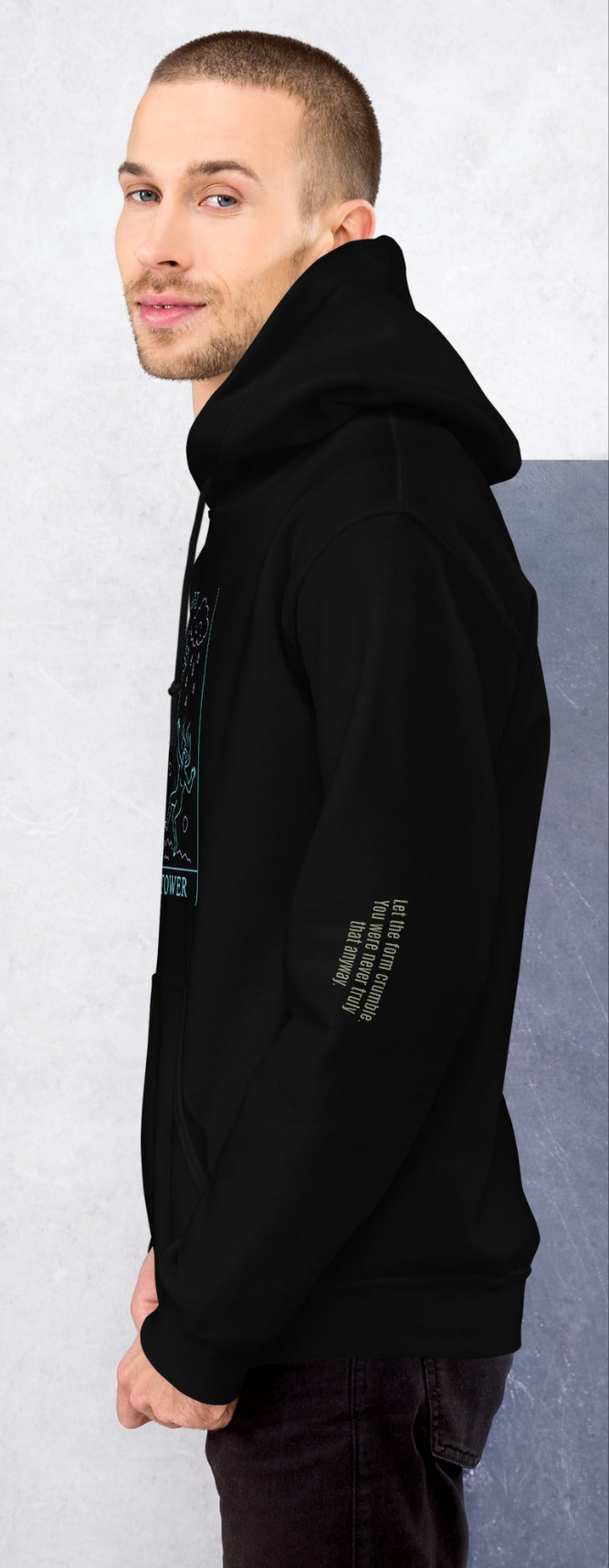 The Tower Arcana Neon Hoodie
